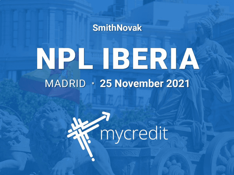 My Credit sponsor of the SmithNovak NPL Iberia 2021 international summit