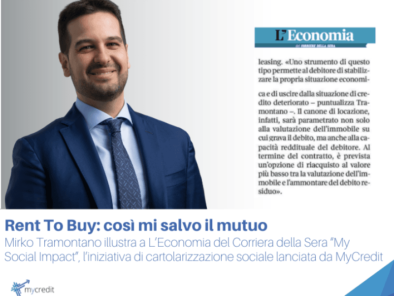Rent To Buy: così mi salvo il mutuo